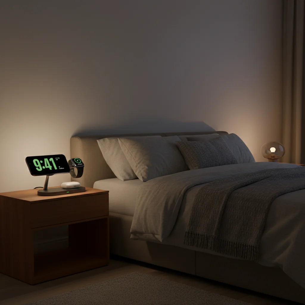 The Ultimate 3-in-1 Wireless Charger: Declutter & Power Your Apple Essentials