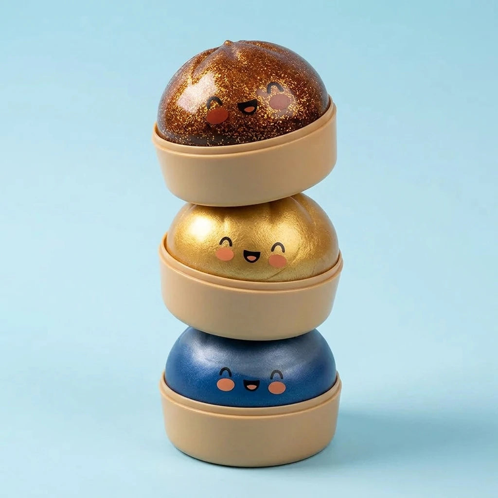Giant Happy Dumpling Squeeze Toy: Your Squishy Dose of Joy & Stress Relief!