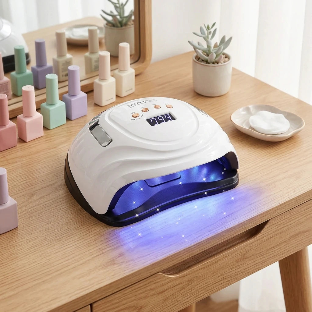 Flash-Dry 380W UV/LED Lamp: Salon Nails in Seconds!