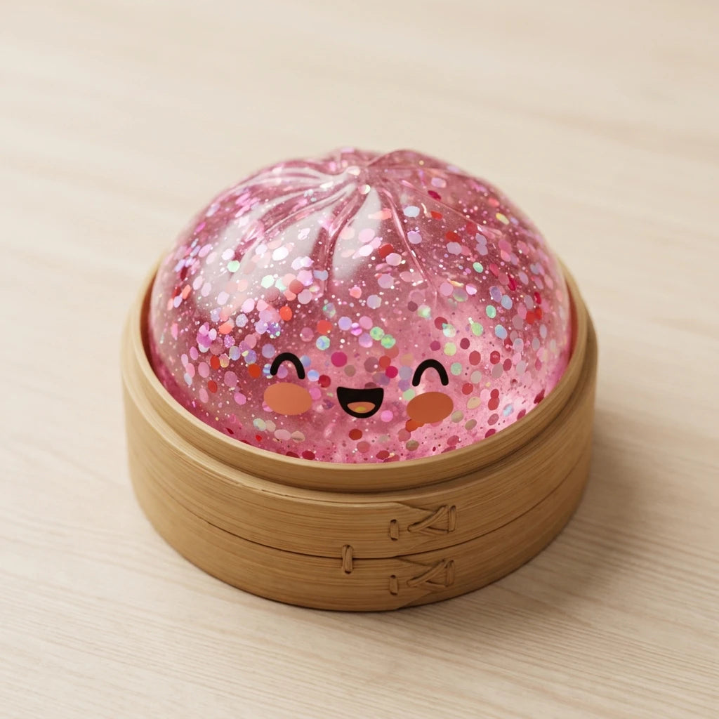 Giant Happy Dumpling Squeeze Toy: Your Squishy Dose of Joy & Stress Relief!