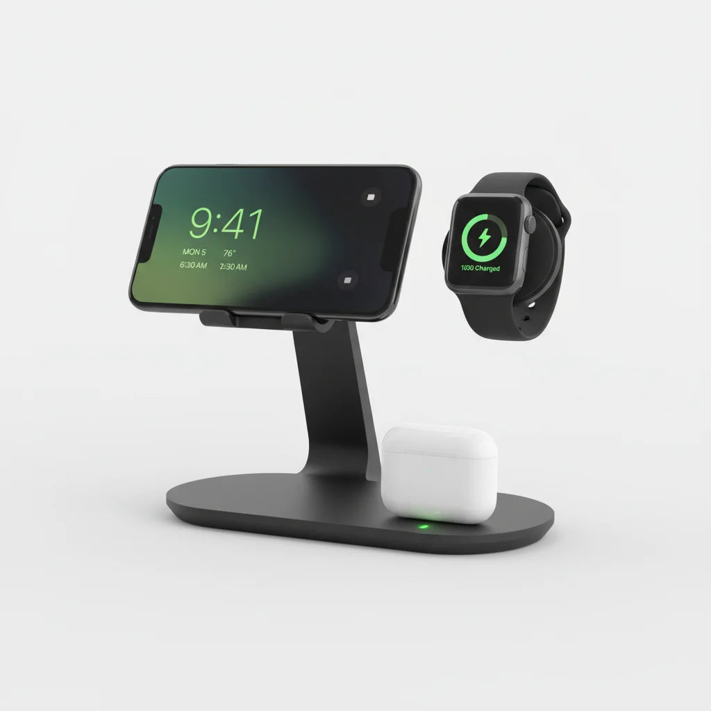The Ultimate 3-in-1 Wireless Charger: Declutter & Power Your Apple Essentials
