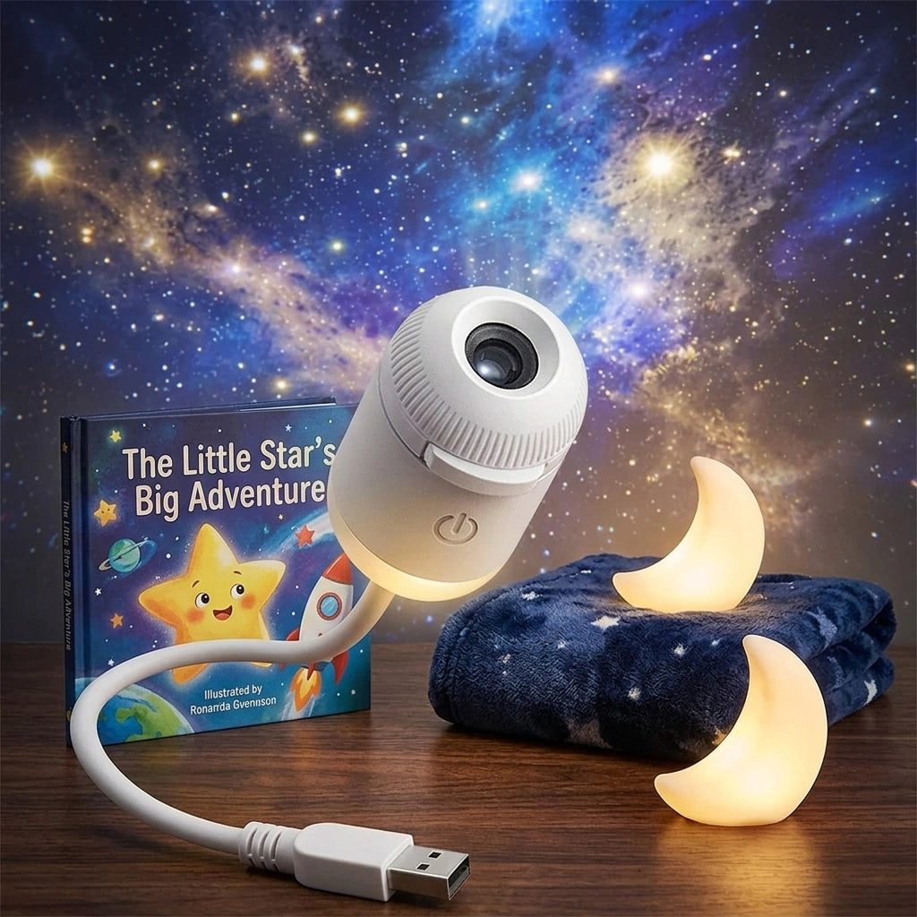 Mini Galaxy Star Projector - Your Personal Universe, Instantly!