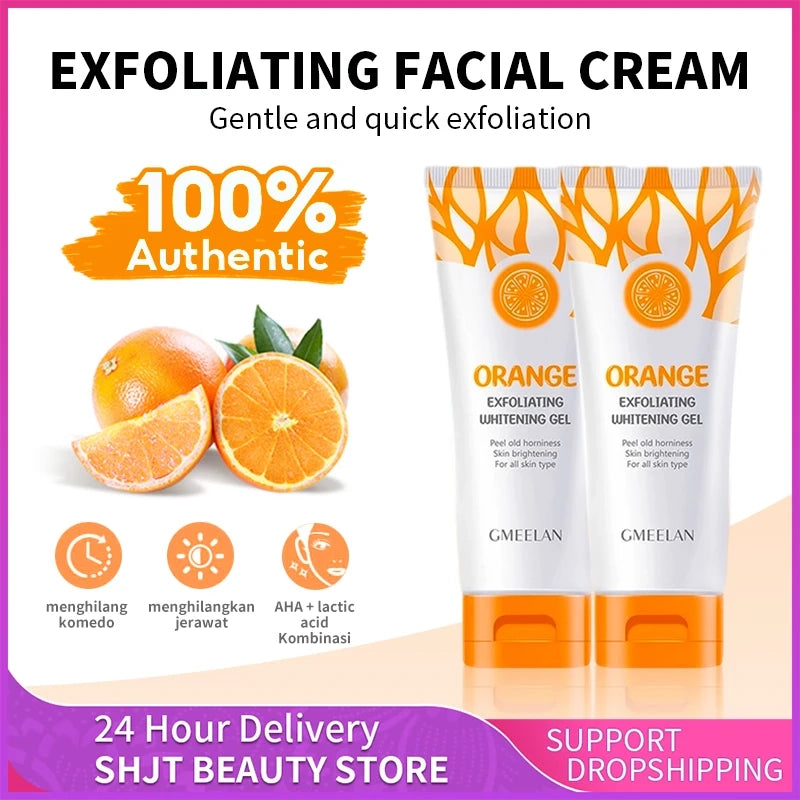 Orange Exfoliating Gel - Brighten & Renew Skin!