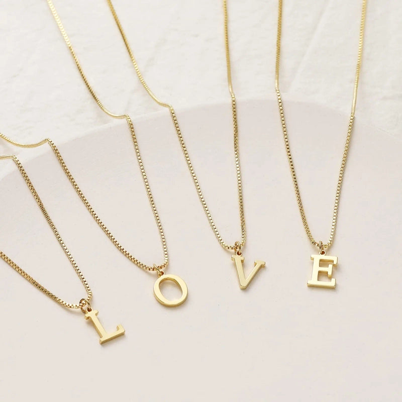 Wear Your Story: Personalized Initial Necklace