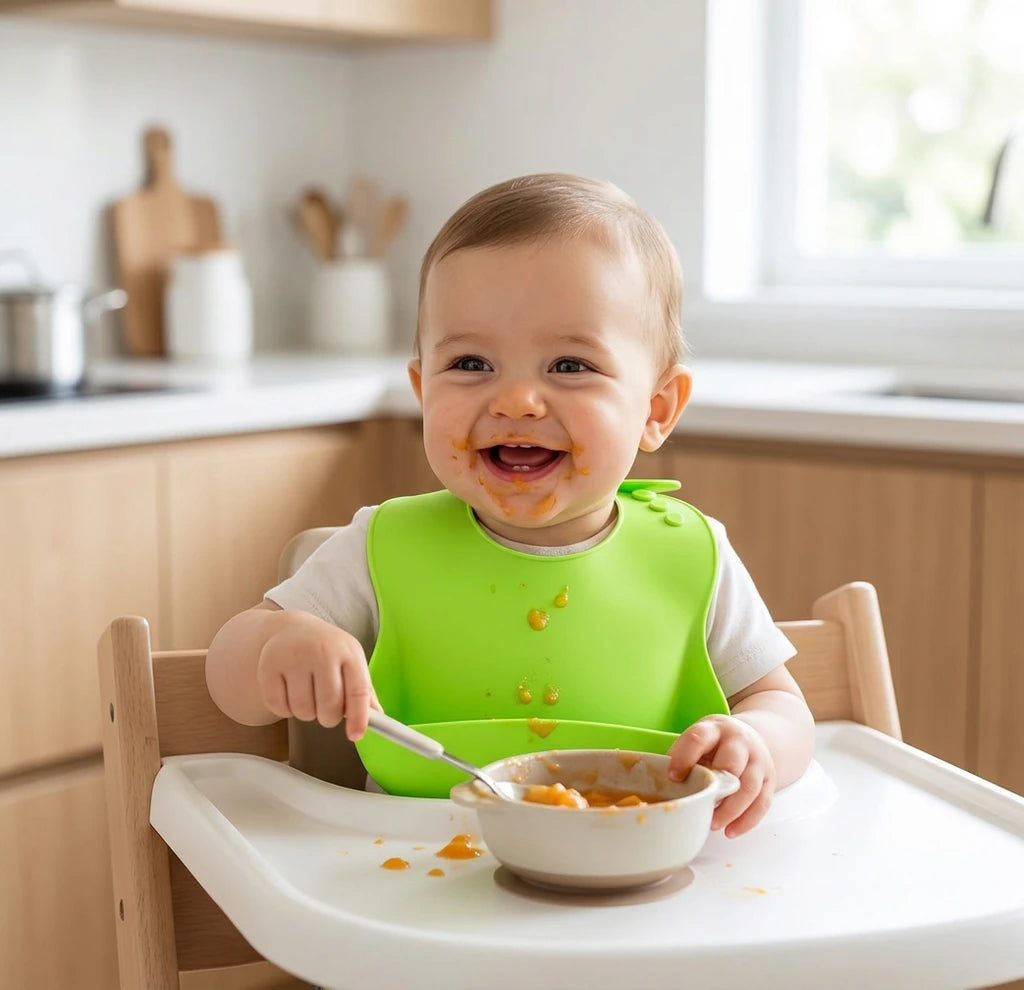 Silicone Baby Bibs: The Secret to Stress-Free Mealtimes!