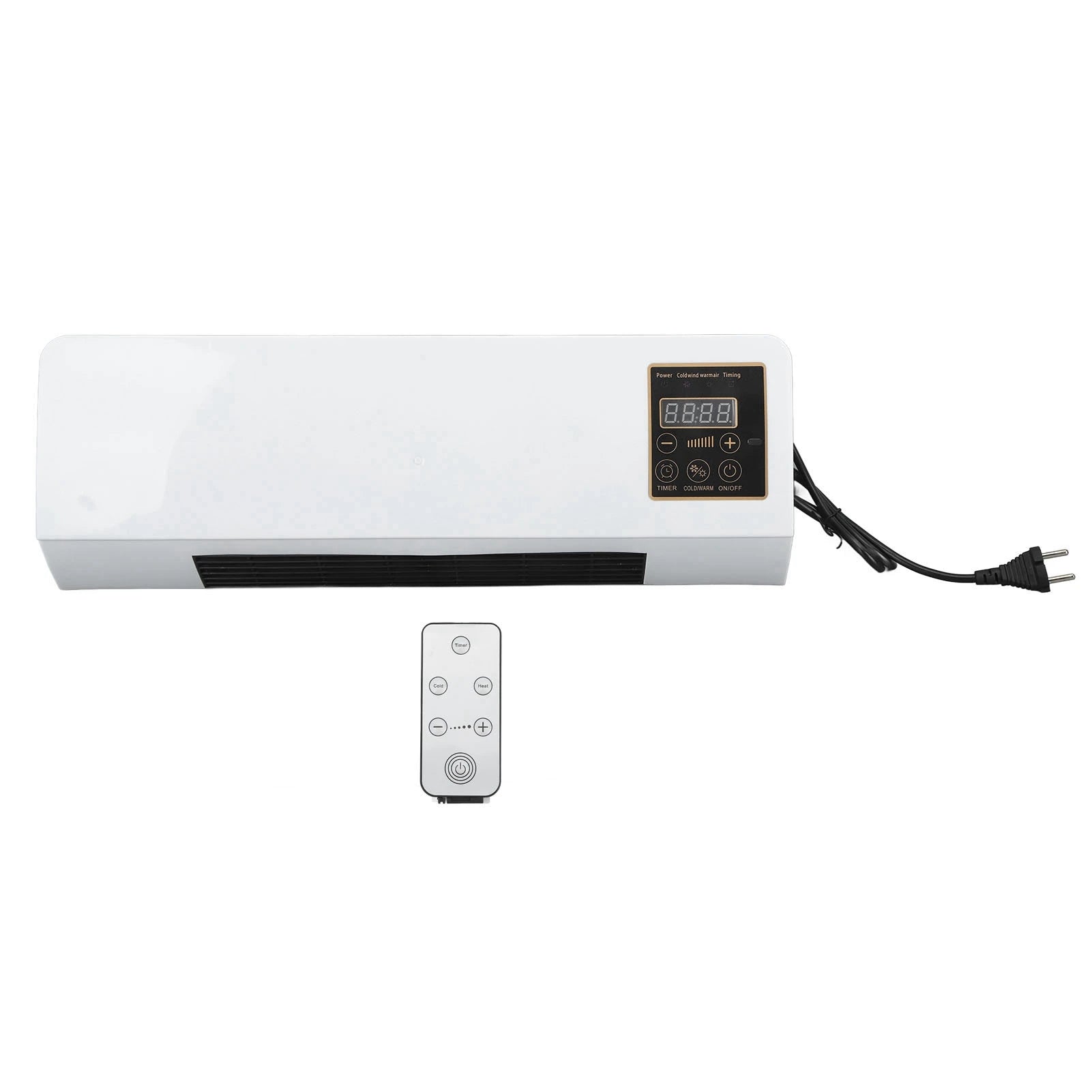 Portable Heater Small Heater Portable Wall Mounted Nature Wind Hot Heater Fan for Bathroom Bedroom Wall Mounted Heater Machine