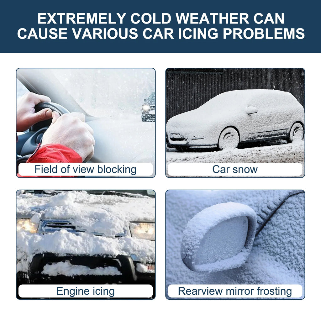 1pc anti-freeze car snow remover, car windshield defroster, portable kinetic energy molecular heater, fast and efficient