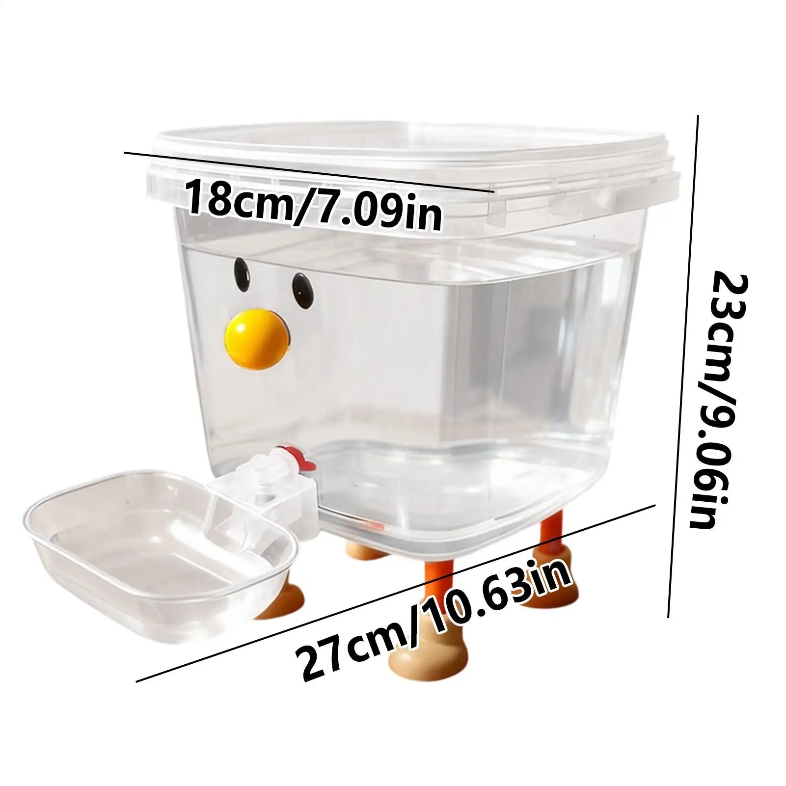 Automatic Pet Water Dispenser - SmileFace Dog Water Fountain, Non-Slip Auto Feeder for Puppies & Cats, Random Color