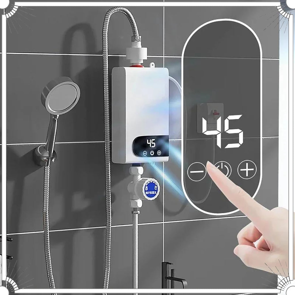 Portable Electric Heaters 220V 5500W Instant Water Heater for Bathroom Hot Water Shower and Home Kitchen Heating Machine