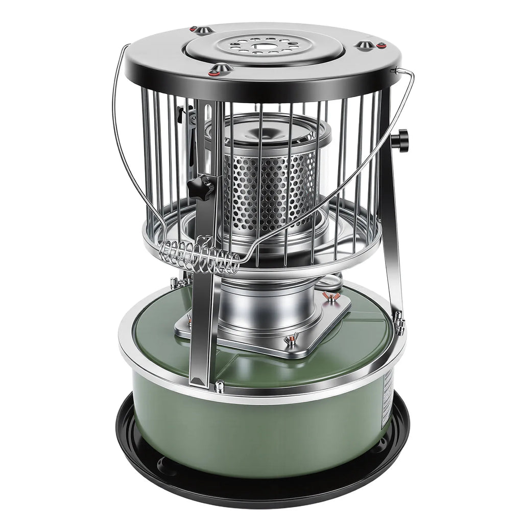 Kerosene Heater Adjustable Height Non Electric Portable 2 in 1 Stove Heater for Camping Garage Adjustable Height Kerosene Heater