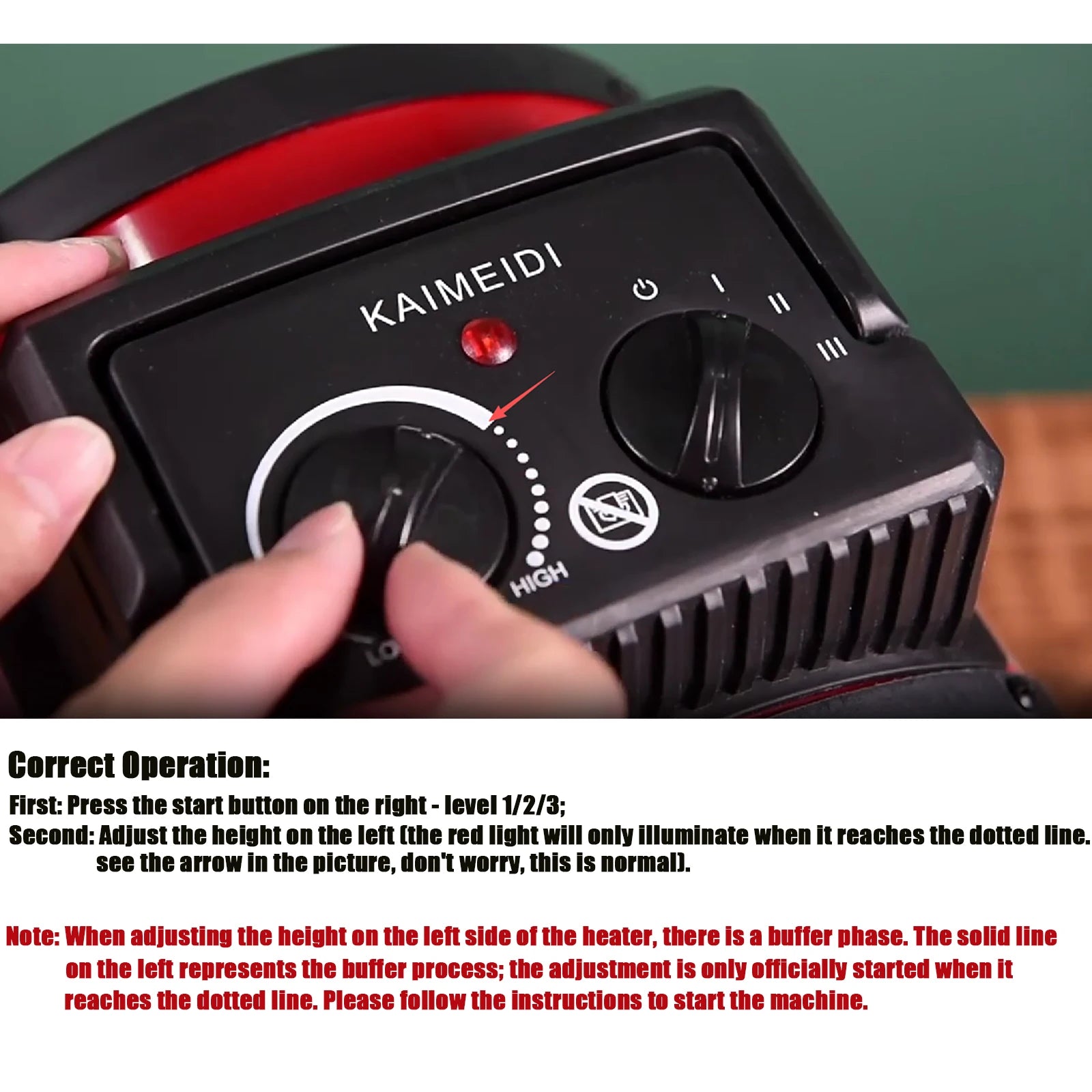 Industrial Portable Electric Heater Blower Natural Hot wind Adjustable Ceramic Heating Stove Radiator Thermal Air Warmer