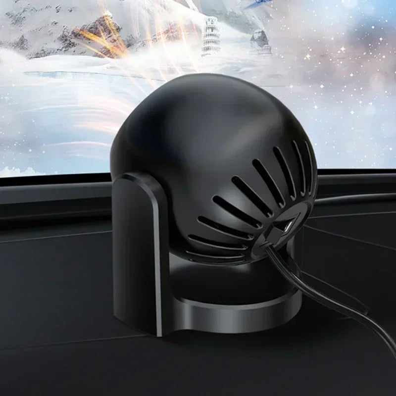 Portable Car Heater 12V 120W  Electric Heating Fan Automatic Windshield Dryer Defogging Demister Defroster for Car Accessories
