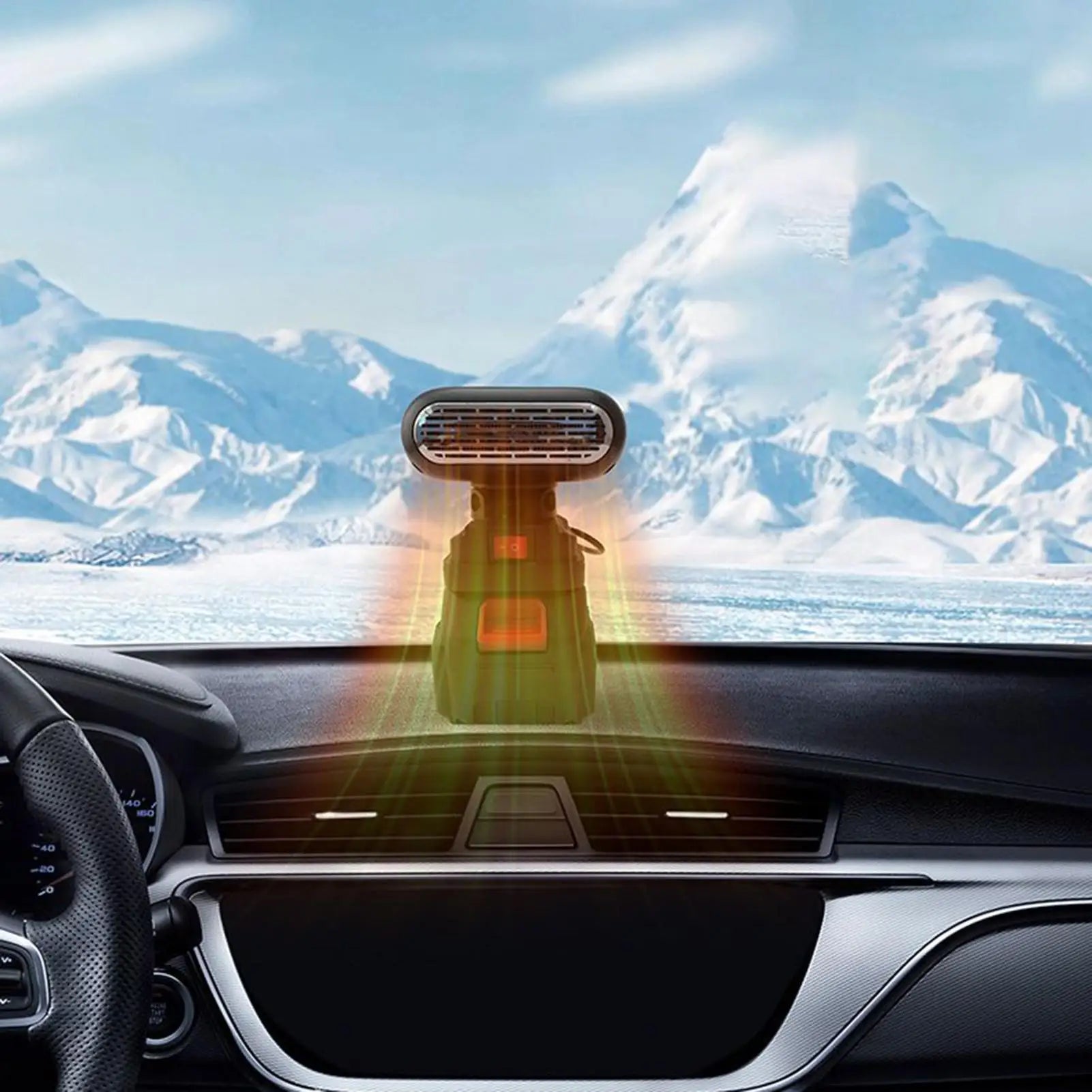 Portable Car Heaters For Vehicle Battery Powered Fast Heating Windshield Defroster Vehicle Windshield Defroster For Factory