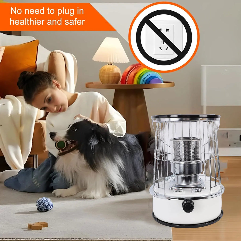 【New】Portable Kerosene Heater Non Electric Indoor Outdoor Heater with Carry Handle for Home Garage Basement Camping