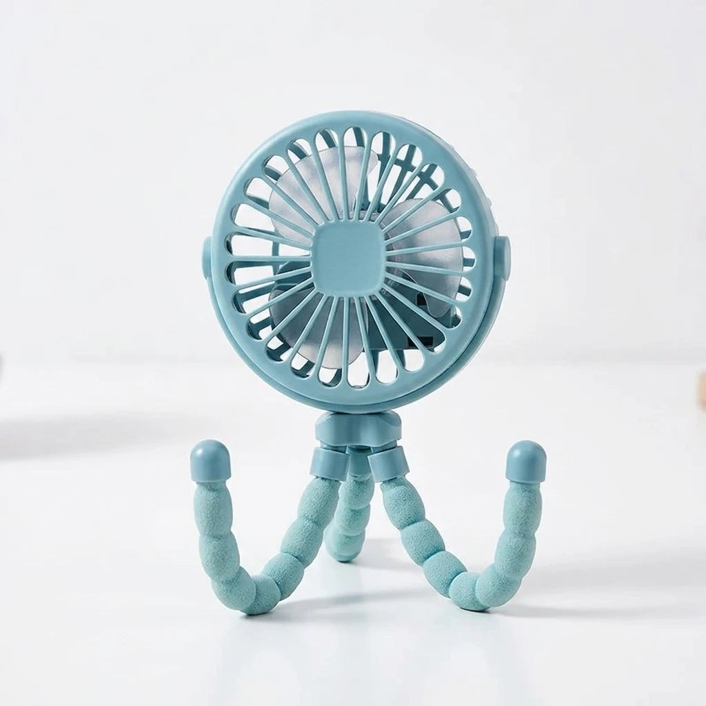Octopus Mini Fan: Keep Baby Cool & Happy, Anywhere!
