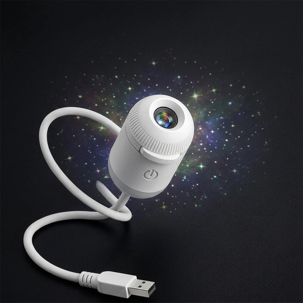 Mini Galaxy Star Projector - Your Personal Universe, Instantly!
