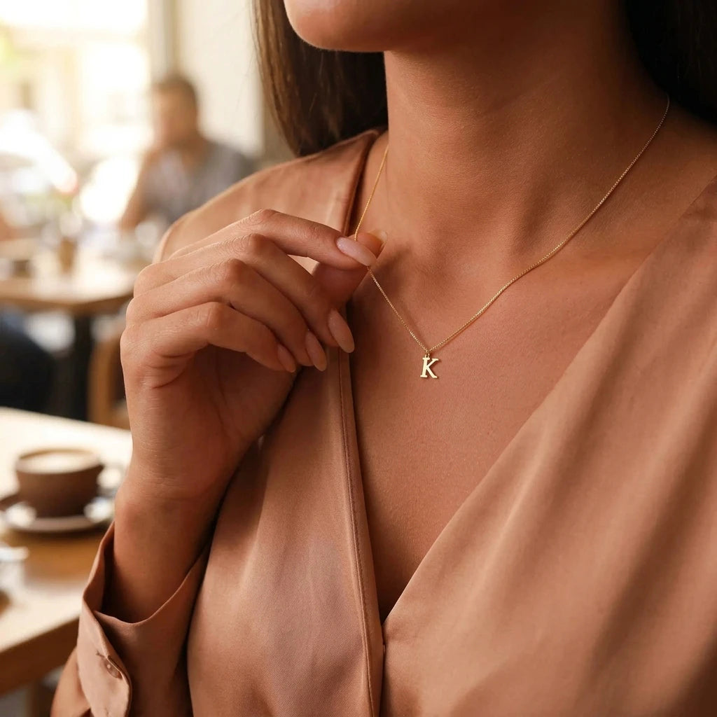 Wear Your Story: Personalized Initial Necklace